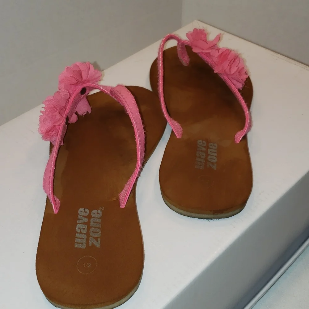 Cute Girl Flip‎ Flop Sandal with Flowers